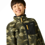 Dětská funkční mikina Regatta Junior Frankie Warm Fleece Bark Green Camo