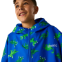 Dětský nepromokavý kabát Regatta Junior Changing Robe Olymp Blue Dino