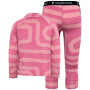Dětské funkční prádlo Didriksons Jadis Kids Pr Set 5 Path Heather Pink
