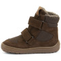 Dětské zimní boty Froddo Barefoot Tex Winter Dark Brown