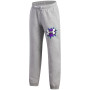 Dětské kalhoty Under Armour UA B Rival FLC Graphics Jgr Mod Gray Light Heather