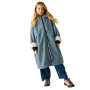Dětský nepromokavý kabát Regatta Junior Waterproof Changing Robe Pro Grey Mirage
