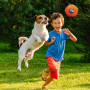 Hračka pro psa Nerf Dog X-Weave Soccer Squeak Ball 12,5 cm