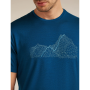 Pánské funkční triko Icebreaker Merino Blend 125 Cool-Lite™ Sphere SS Tee Beta