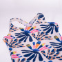Dětské plavky Aquawave Salava Jr - Summer Beige Flower Print