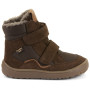 Dětské zimní boty Froddo Barefoot Tex Winter Dark Brown
