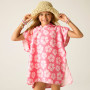 Dětské pončo Regatta Kids Towel Robe PinkHazPetal