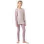 Dětský funkční set Helly Hansen Jr Lifa Merino Midweight Set Purple Clay