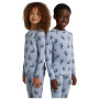 Dětské funkční triko Icebreaker Kids M 200 Oasis LS Crewe Bear Tour AOP