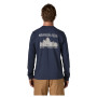 Pánské triko Patagonia M's L/S MW Hut Tripper Skyline T-Shirt