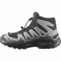 Dětské boty Salomon Xa Pro Mid Wp J Black-Sedona Sage-Wrought Iron