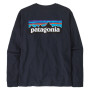 Pánské triko Patagonia P-6 Logo Responsibili Tee LS
