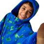Dětský nepromokavý kabát Regatta Junior Changing Robe Olymp Blue Dino