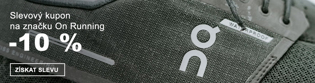 SLEVOVÝ KUPON -10 % na značku ON RUNNING