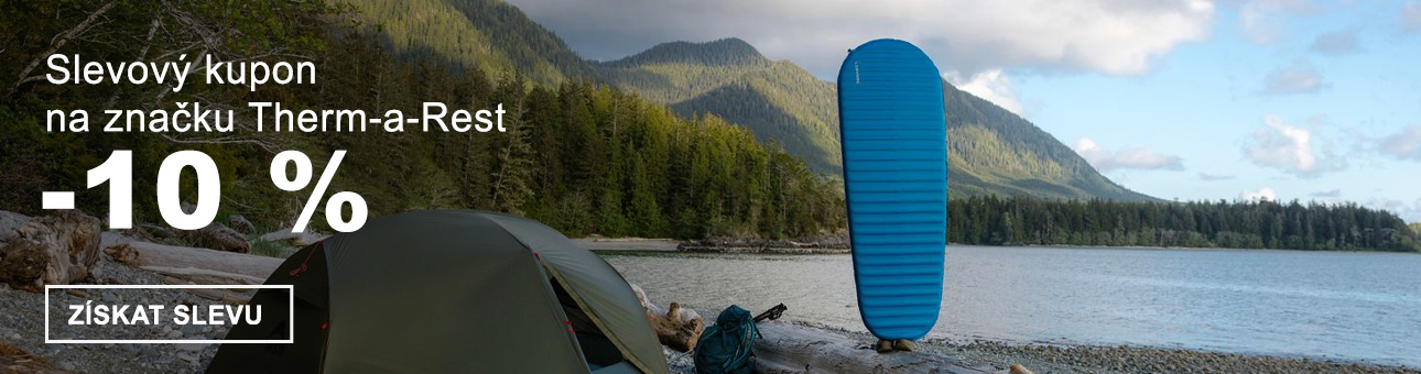 SLEVOVÝ KUPON -10 % na značku Therm-a-Rest