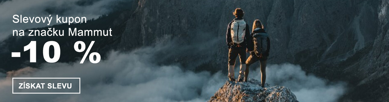 SLEVOVÝ KUPON -10 % na značku MAMMUT